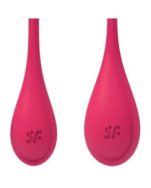 SATISFYER - SET DA ALLENAMENTO YONI POWER 1 ROSSO