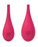 SATISFYER - SET DA ALLENAMENTO YONI POWER 1 ROSSO