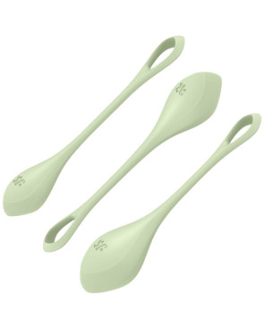 SATISFYER - SET DA ALLENAMENTO YONI POWER 2 VERDE