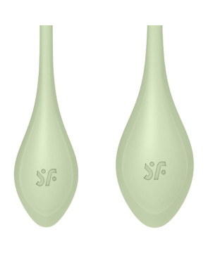 SATISFYER - SET DA ALLENAMENTO YONI POWER 2 VERDE