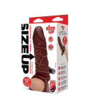 Cover per pene Size Up Marrone Ø 4 cm 15 cm