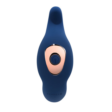 Vibratore Anale Cassini Nero Gender X Azzurro