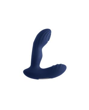 Vibratore Anale Cassini Nero Playboy Azzurro