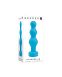 Vibratore Anale Cassini Nero Gender X Azzurro