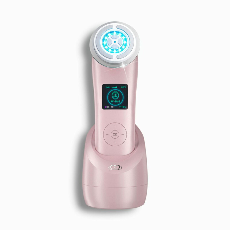 Massaggiatore Viso con Radiofrequenza, Fototerapia ed Elettrostimolazione Drakefor NANOSKIN EXTREME Rosa