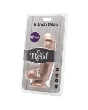 GET REAL - DILDO 12 CM CON VIBRATORE PER SFERE