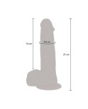 GET REAL - PELLE DILDO VIBRANTE CON PERLINE ROTANTI