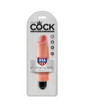 KING COCK - VIBRATORE RIGIDO REALISTICO 15.24 CM NATURALE