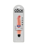 KING COCK - VIBRATORE RIGIDO REALISTICO 17.8 CM NATURALE