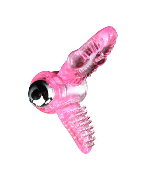 BAILE - ANELLO DOLCE ABS 10 RITMI ANELLO VIBRATORE PENE ROSA