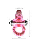 BAILE - ANELLO DOLCE ABS 10 RITMI ANELLO VIBRATORE PENE ROSA