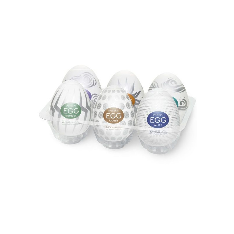 TENGA - MASTURBATOR EGG MODELLO II PACCHETTO 6 UNIT