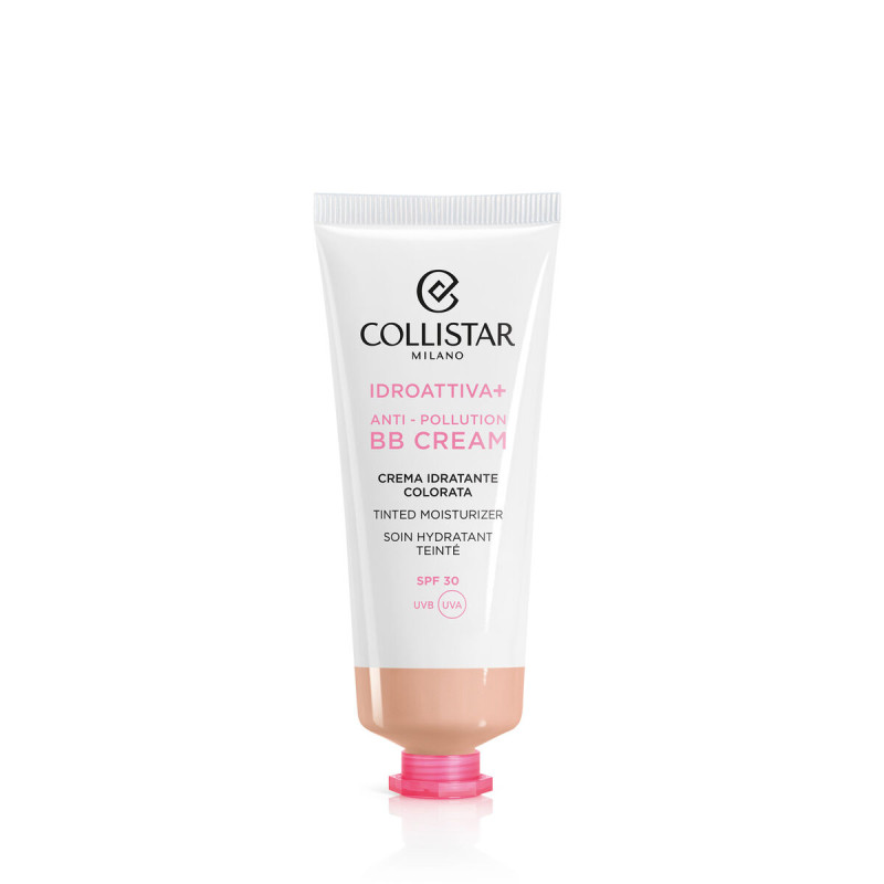 Crema Idratante con Colore Collistar Iddroattiva+ Nº 1 Light Spf 30 50 ml Anti Inquinamento