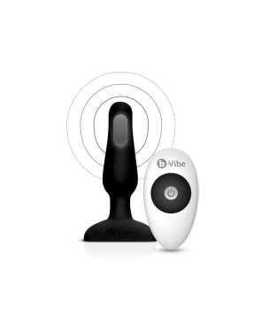 Butt Plug con Telecomando Novice Nero B-Vibe NOVICE Nero