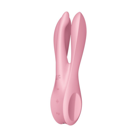 Vibratore per il Punto-G Satisfyer Threesome 1 Rosa