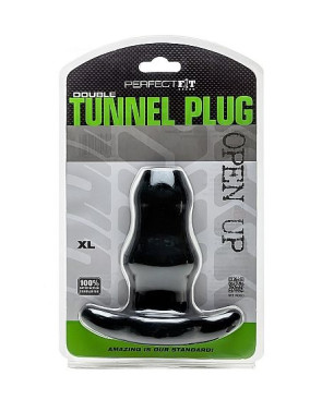 PERFECT FIT BRAND - DOPPIO TUNNEL PLUG XL GRANDE NERO