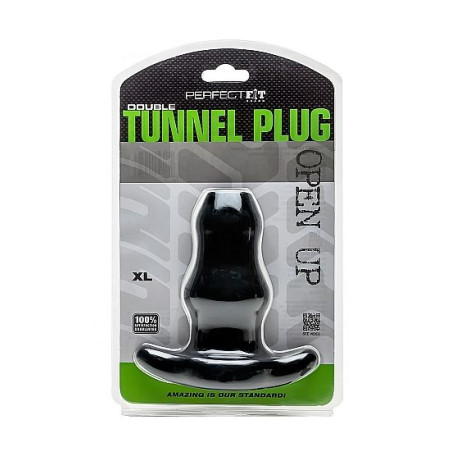 PERFECT FIT BRAND - DOPPIO TUNNEL PLUG XL GRANDE NERO