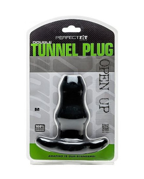 PERFECT FIT BRAND - DOPPIO TUNNEL PLUG MEDIO NERO