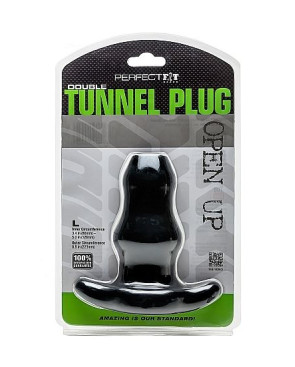 PERFECT FIT BRAND - DOPPIO TUNNEL PLUG GRANDE NERO