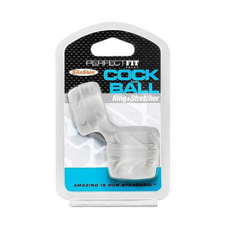 PERFECT FIT BRAND - SILASKIN COCK  BALL TRANSPARENT