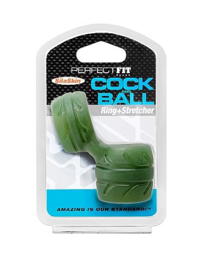 PERFECT FIT BRAND - SILASKIN COCK  BALL GREEN