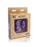 WOMANVIBE - ALSAN EGG TELECOMANDO SILICONE NERO VIOLA