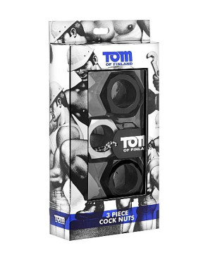 TOM OF FINLAND - 3 PEZZI COCK RING