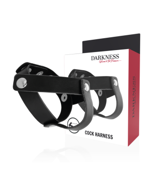 DARKNESS - ANELLO IN PELLE PER PENE E TESTICOLI