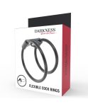 DARKNESS - DOPPIO ANELLO PER PENE FLESSIBILE