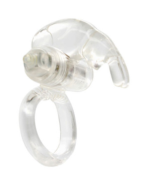 SEVEN CREATIONS - ANELLO VIBRATORE IN SILICONE TRASPARENTE