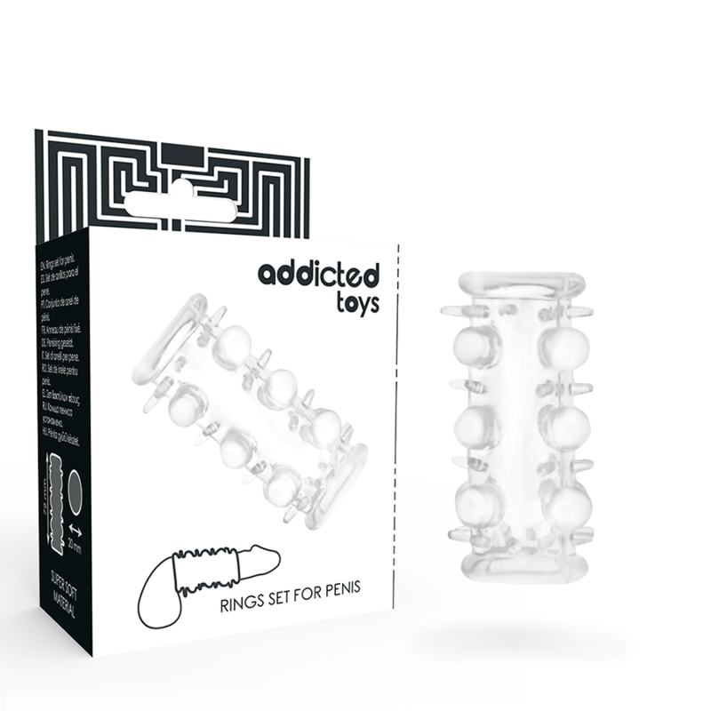 ADDICTED TOYS - MANICOTTO PER PENE TRASPARENTE