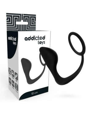 ADDICTED TOYS - PLUG ANALE CON ANELLO PENE NERO