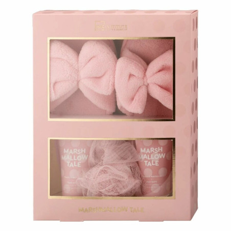 Set da Bagno Marsh Mallow Tale IDC Institute Rosa (3 pcs)