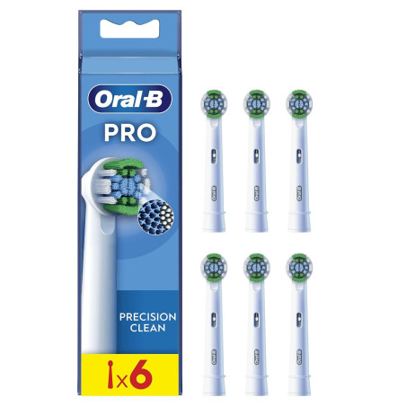 Ricambio per Spazzolino da Denti Elettrico Oral-B EB20 6 FFS PRECISSION Bianco