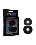 POWERING - ANELLO PER DOPPIO PENE SUPER FLESSIBILE E RESISTENTE PR09 NERO