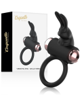 COQUETTE TOYS - ANELLO DA CAZZO CON VIBRATORE NERO/ORO