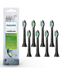 Testina di Ricambio Sonicare W2 Optimal Philips HX6068/13 Nero 8 Unità