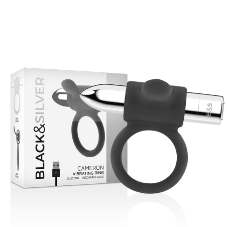 BLACKSILVER - ANELLO RICARICABILE CAMERON ARGENTO