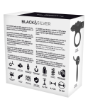 BLACKSILVER - ANELLO RICARICABILE CAMERON BLACK