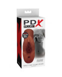 PDX PLUS - FIGA PERFETTA DOPPIO STROKER MASTURBATORE VAGINA E ANO MARRONE