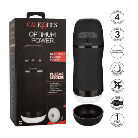 CALIFORNIA EXOTICS - OPTIMUM POWER STROKER FUNZIONI VIBRANTE E ASPIRANTE