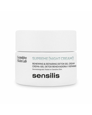 Crema Notte Antirughe Sensilis Supreme Real Detox 50 ml