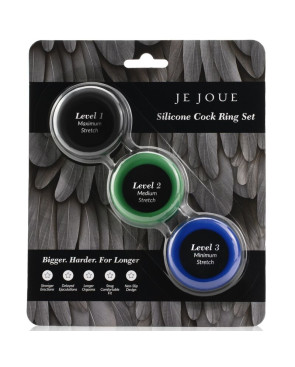 JE JOUE - SET IN SILICONE ANELLI PER PENE IN SILICONE