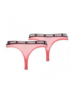 Tanga Puma String Rosa