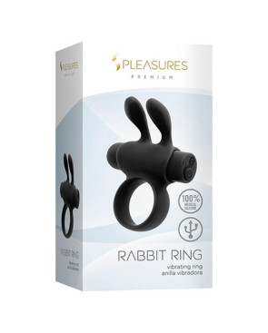 Anelli Fallici S Pleasures Rabbit Nero