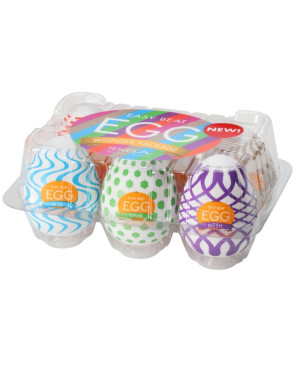 TENGA - WONDER EGG MASTURBADORE PACK 6 UNIT