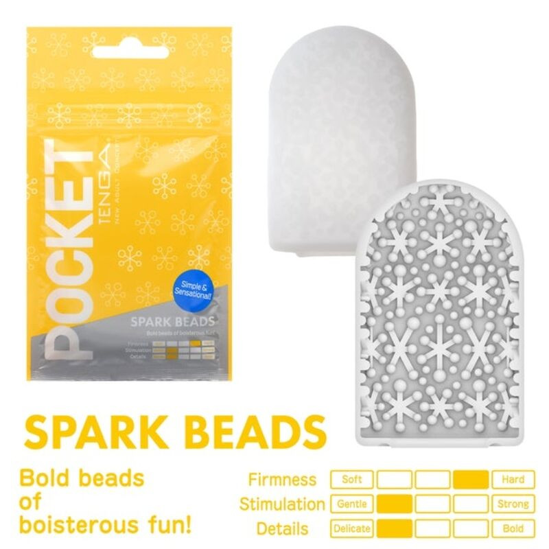 TENGA - MASTURBATORE TASCABILE SPARK BEARDS