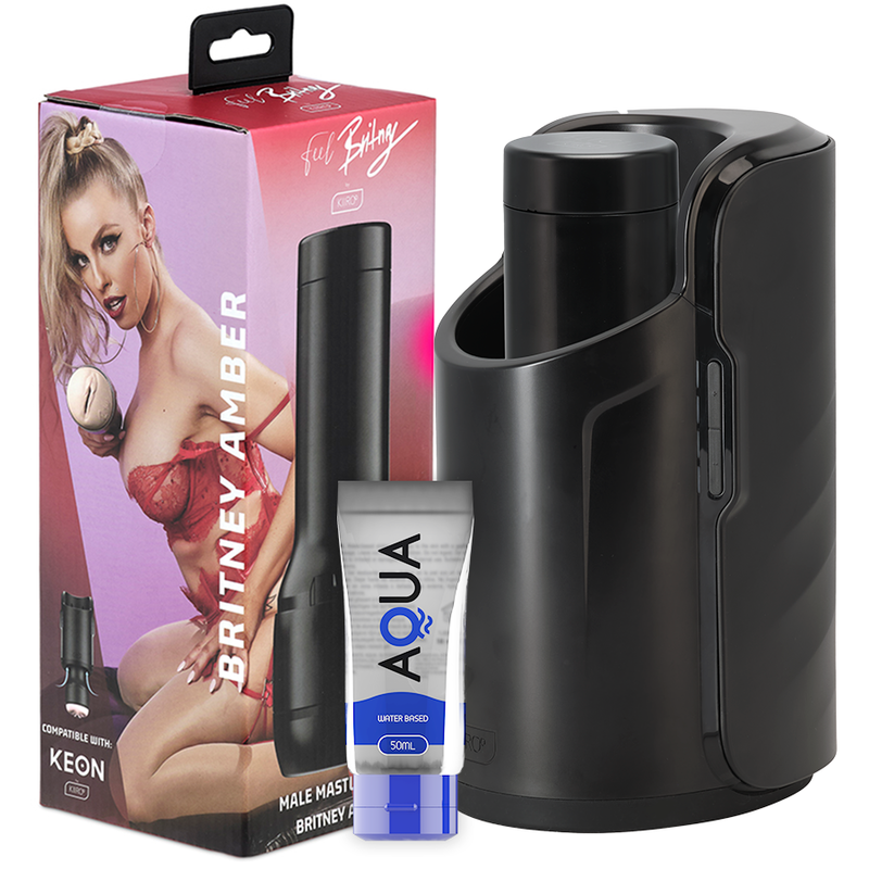 KIIROO - PACK KEON + FEEL BRITNEY AMBRA + LUBRIFICANTE DI QUALIT AQUA 50 ML