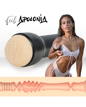 KIIROO - KEON + FEEL STROKER APOLONIA LAPIEDRA + LUBRIFICANTE AQUA QUALIT 50 ML