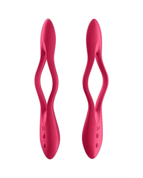 SATISFYER - MULTI VIBRATORE ELASTIC JOY ROSSO